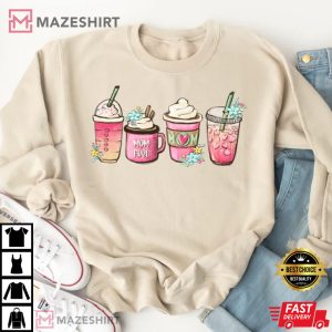Mothers Day Gift Coffee Shirt Women Cute Mama T Shirt 1 1
