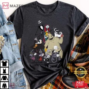 Jack And Sally Nightmare Before Christmas T Shirt 1
