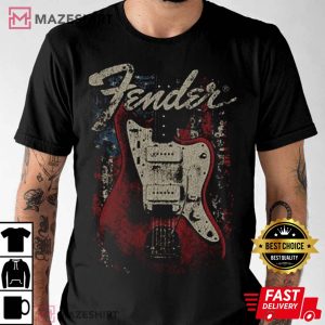 Fender Distressed Guitar T Shirt 1