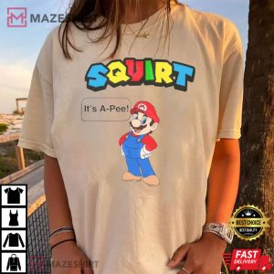 Super Mario Squirt Its A Pee T Shirt 2