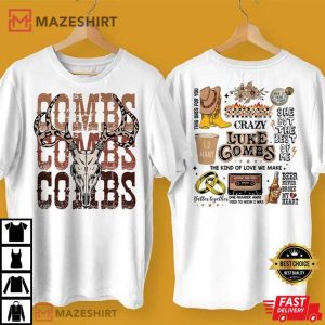 Luke Combs Concert Fan Gift T Shirt 1
