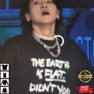 Yoongi BTS, The Earth Is Flat Didn't You Know That T-Shirt