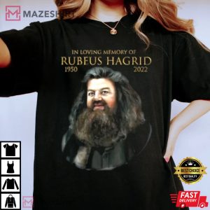 Robbie Coltrane RIP 1950 2022 Swagrid Hagrid T Shirt 1