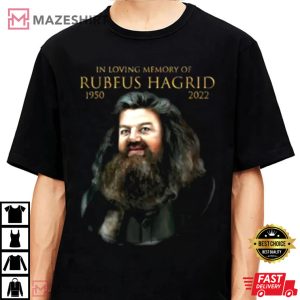 Robbie Coltrane RIP 1950 2022 Swagrid Hagrid T Shirt 2