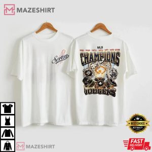 Los Angeles Dodgers Champions T Shirt 1