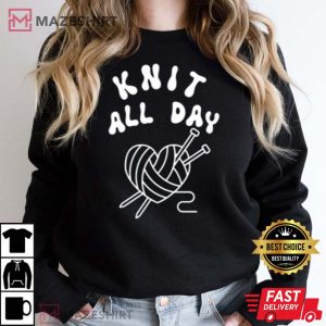 Funny Knitting Gift T Shirt 1