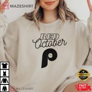 Philadelphia Phillies Red October T Shirt 1