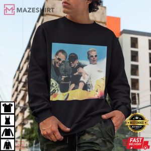 Blink 182 Photo World Tour Arrow Smiley Vintage Unisex T Shirt 1