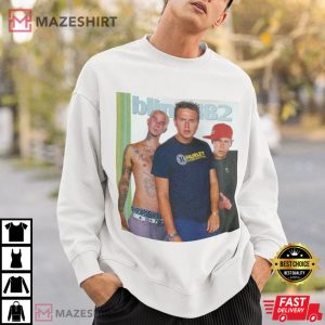 Blink 182 Photo Album World Tour Arrow Smiley Vintage Unisex T Shirt 1