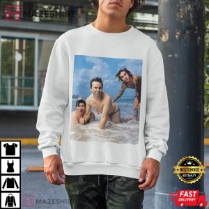 Blink 182 Funny World Tour Arrow Smiley Vintage Unisex T Shirt 2