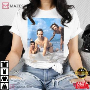 Blink 182 Funny World Tour Arrow Smiley Vintage Unisex T Shirt 4