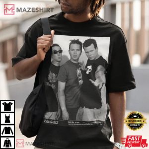 Blink-182 Photo World Tour Music Band Vintage Unisex T-Shirt