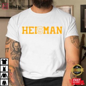 Tennessee Volunteers HEI5MAN Football Unisex T Shirt 4