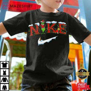 Merry Christmas Grinch Snowman T Shirt 4