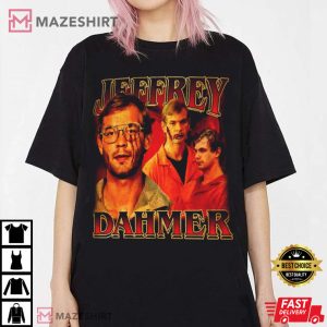 Jeffrey Dahmer American Serial Killer True Crime Vintage 90s Graphic T Shirt 3