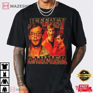Jeffrey Dahmer American Serial Killer True Crime Vintage 90s Graphic T Shirt 4