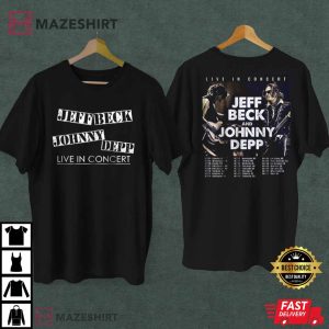 Jeff Beck And Johnny Depp Live In Concert T-Shirt