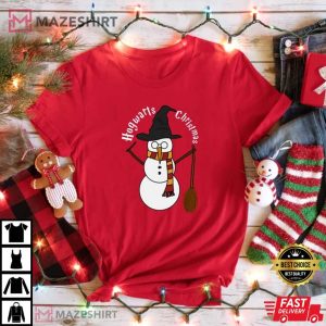 Magical Snowman For Christmas T Shirt 2