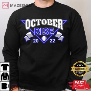 Phillies October Rise Baseball 2022 T Shirt 2