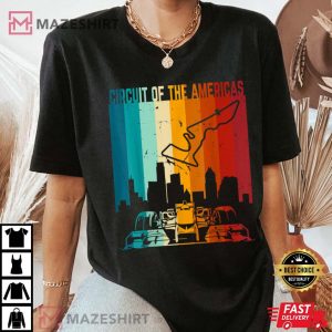Austin Formula Racing Track Circuit Fan T Shirt 4