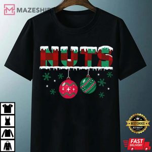Funny Chest Nuts Couples Christmas T Shirt 4