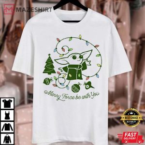 Baby Yoda The Child Merry Force Be With You Christmas Ligh 4 1