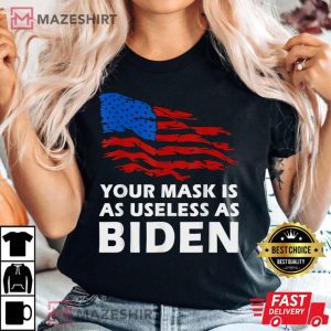Your Mask Is As Useless As Joe Biden Sucks Political Flag 3