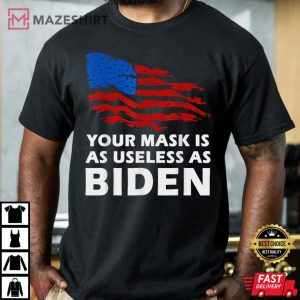Your Mask Is As Useless As Joe Biden Sucks Political Flag 4