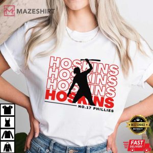 Rhys Hoskins Philadelphia Phillies Home Run Bat Spike T Shirt 2