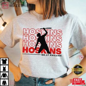 Rhys Hoskins Philadelphia Phillies Home Run Bat Spike T Shirt 3