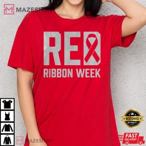 Red Ribbon Week Awareness T Shirt 1