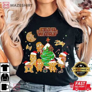 Funny Star Wars Characters Xmas T Shirt 3