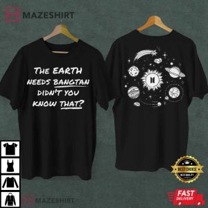 Earth Needs Bngtan Shirt Yoongi Suga T Shirt 1