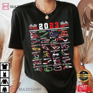 Formula Racing Open Wheel Race Car Fan 2023 T shirt 2