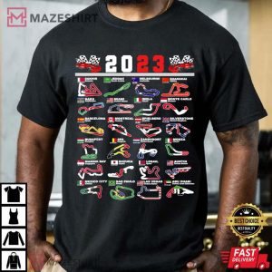 Formula Racing Open Wheel Race Car Fan 2023 T shirt 3