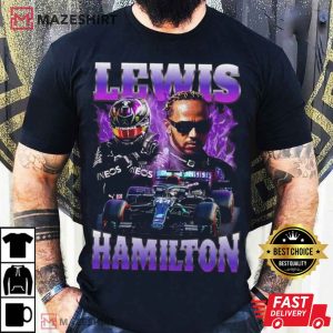 Lewis Hamilton Champion Racing Driver British Formula 1 Vintage 9 1