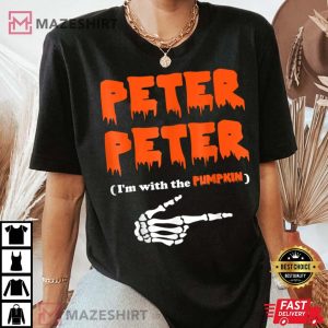 Peter Pumpkin Eater Halloween Splash T Shirt 3