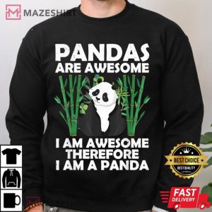 Panda Design For Panda Bear Lover T Shirt 4