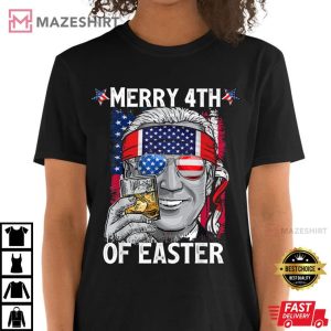 Patriotic Joe Biden Merry 4th Of Easter US American T Shirt 2