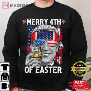 Patriotic Joe Biden Merry 4th Of Easter US American T Shirt 4