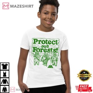 Star Wars Ewoks Protect Our Forests Camp Unisex T shirt 3