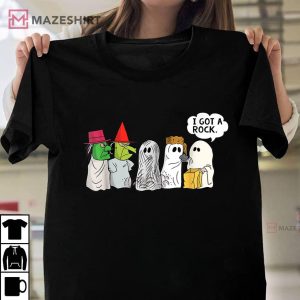Trick Or Treat Halloween Ghost Costume I Got A Rock T Shirt 1