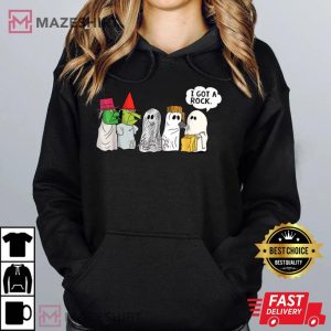 Trick Or Treat Halloween Ghost Costume I Got A Rock T Shirt 2