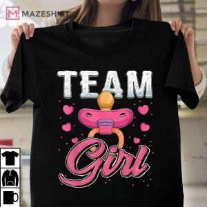 Gender Reveal Party Team Girl T Shirt 1