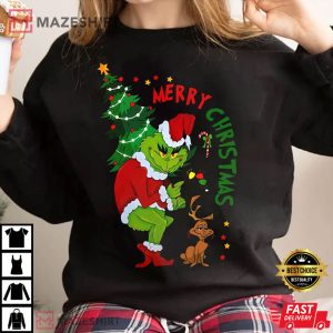 Cute Grinch Christmas T Shirt 1