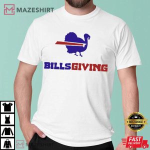 Buffalo Bills BillsGiving Football T-Shirt