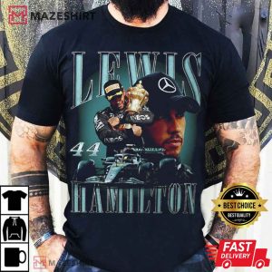 Lewis Hamilton Vintage Gift For Fan T Shirt 1