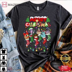 Monsters Inc Characters Mike Sulley Boo Roz Merry Christmas 3