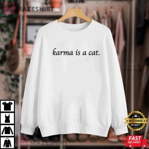 Karma Is A Cat Cat Lovers Gifts T Shirt 3