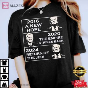 2024 Return Of The Jedi Donald Trump Unisex T Shirt 3